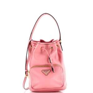 Prada Drawstring Pocket Bucket Bag Soft #228037P12B